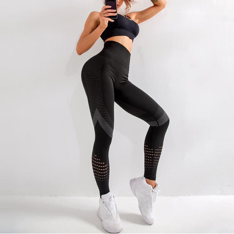 Arrow Patchwork Leggings - Gymtarget